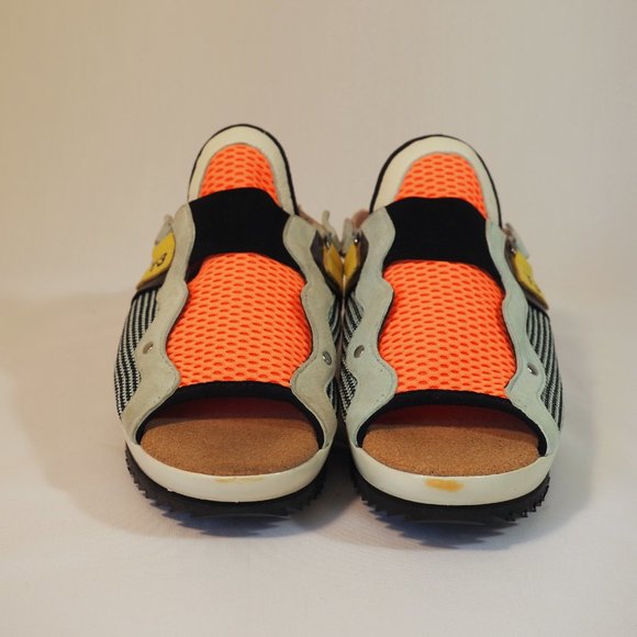 New with Defects - Yohji Yamamoto x Adidas Y-3 Orange Malye Sandals - Size 8.5 B - Picture 10 of 13